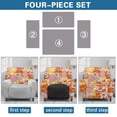 thumbnail image 6 of HELLHERO Flower Print Lazy Boy Chair Covers Slipcover 4 Piece Recliner Cover 1 Seat Extra Large Dust-proof Washable Cover for Recliner Chair with Foot Rest, 6 of 8
