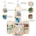 thumbnail image 3 of Narwey Hanging Toiletry Bag with Hook Makeup Cosmetic Organizer with Multiple Compartments Foldable for Men Women Travel Essentials, Medium, 3 of 8