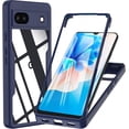 thumbnail image 1 of KOMI Case for Google Pixel 6A, 360 Degree Full Body Rugged with Built-in Screen Protector Heavy Duty Protection Slim Fit Shockproof Cover for Google Pixel 6A Phone Case 6.1" (Blue), 1 of 5