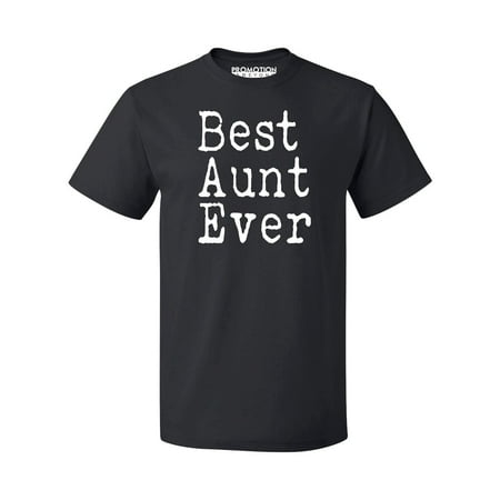 P&B Best Aunt Ever Men's T-shirt, Black, L
