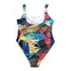 thumbnail image 5 of Greeniant Traje de baño de sin mangas con espalda abierta y estampado de graffiti para mujer Traje de baño Vistoso 4XL Greeniant OD001445-08, 5 of 6