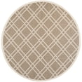 thumbnail image 4 of SAFAVIEH Indoor Outdoor CY6923-242 Courtyard Brown / Bone Rug, 4 of 10