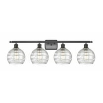 Innovations Lighting - Athens Deco Swirl - 4 Light Bath Vanity In Industrial