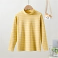 thumbnail image 3 of QHFBli Little Girls Long Sleeve Tee Shirts Soft Turtleneck Layering Pullover Slim Stretchy Tops, 3 of 3