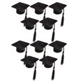 thumbnail image 1 of AMERTEER 10pcs Graduation Hat Bottle Topper Mini Graduation Caps Mini Hat Bottle Cover with Tassel, 1 of 6