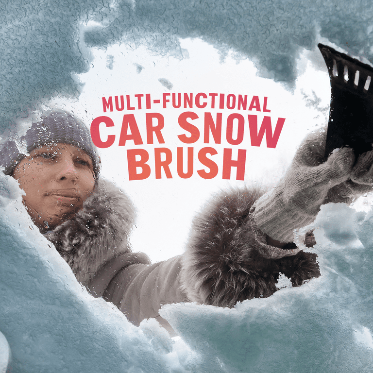 Ice Snow Scraper Car Broom Frost Clean Removal Window Brush Windshield  Blade SUV