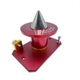 thumbnail image 3 of Wall Mounted Lawn Mower Blade Balancer Compatible with All Lawn Mowers and Gardening Tools Mower Tool Accessories Red,1 x Lawn Mower Blade Balancer,Red, 3 of 5