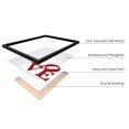 thumbnail image 2 of Haus & Hues Love Wall Decor Red Love Sign - Love Wall Art Love Art Print Love Signs for Home Decor Love Word Art Self Love Posters Love Room Decor Love Installation Art (Framed Black, 24x36), 2 of 6