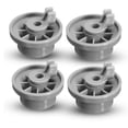 thumbnail image 4 of 4 Piece Dishwasher Rack Wheels, Replacement Lower Basket Rollers, Universal Repair Kit for Home Appliances, Smooth Gliding Durable Plastic Wheels, Easy Setup, 4 of 8