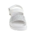thumbnail image 5 of bebe Girls' Sandals - Cute and Sparkly Toddler Girls' Summer Shoes, Perfect Beach Sandals for Toddlers, 5 of 9