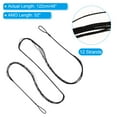 thumbnail image 2 of Bow String Replacement,12 Strands Recurve Bowstring with Nock Point for AMO 52" Black, 2 of 6