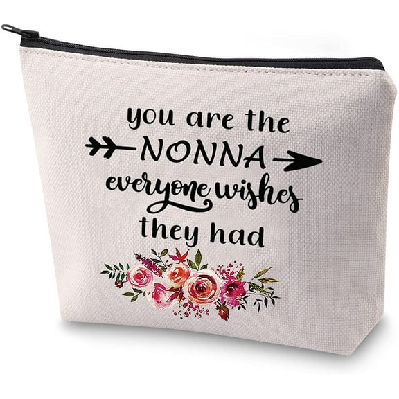 Best NONNA Ever Makeup Bag Nonna Gift Grandma Birthday Gift You're the NONNA Everyone Wishes They Had
