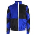 thumbnail image 3 of iiniim Girls Horse Racing Jacket Color Contrast Coat Long Sleeve Zipper Top for Kids Riding Show Royal Blue 12, 3 of 7