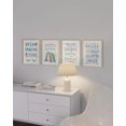 thumbnail image 4 of HAUS AND HUES Inspirational Quotes for Kids Wall Decor Kids Inspirational Wall Art & Playroom Wall Decor | Nursery Quotes Kids Room Wall Decor, Dream Rainbow Set of 4-11x14 - Unframed 16x20, 4 of 6
