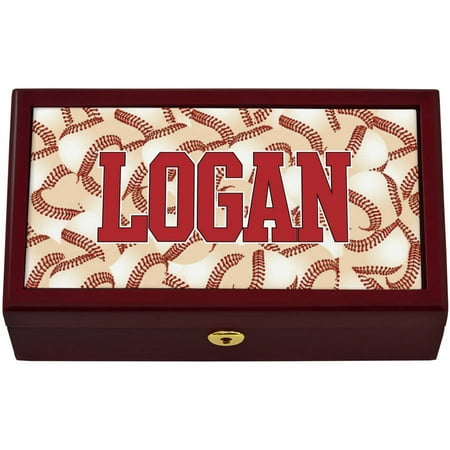 Porcelain Heart Keepsake Box - Personalized Super Star Keepsake Box, Available in 4 Sport Patterns