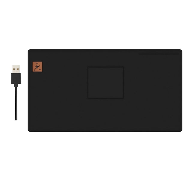 Manta calentada por USB, chal suave, para coche, 150x80cm, manta para 2 Negro Zulema Manta calefactora