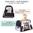 thumbnail image 3 of Dragonfly Premium Pet Carrier Bag - 900D Oxford Cloth, Sherpa Base, Nylon Webbing | Size: 17x10x11.8 in | Durable and Stylish Dog Travel Tote, 3 of 7