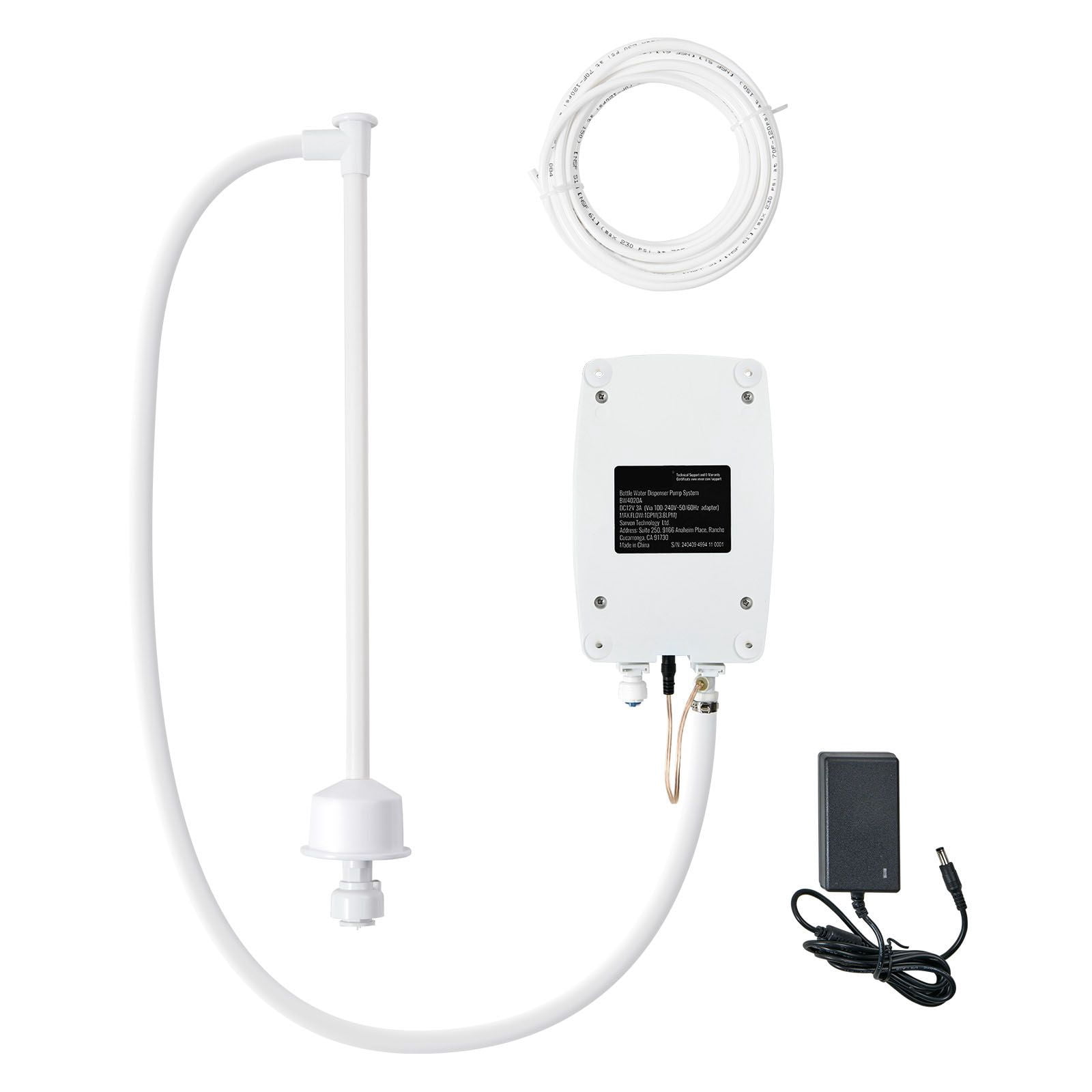Bottled Water Dispenser Pump System 40-60 PSI for 5 Gallon Water Jugs Coffee Ice Maker