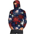 thumbnail image 5 of successthop Sun Protection Clothing American Flag Unisex with Face Cover Hooded Long Sleeve American Themed Jacket for Outdoor Driving Traveling Hiking Fishing S, 5 of 8