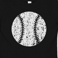 thumbnail image 4 of Inktastic Distressed Baseball in White Boys or Girls Baby T-Shirt, 4 of 5