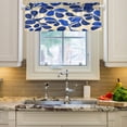 thumbnail image 3 of Valance 54x18In Kitchen Curtain Living Room Curtain Bedroom Curtain Balcony Door Curtain Utility Room Curtain Pretty Blue Pattern, 3 of 6