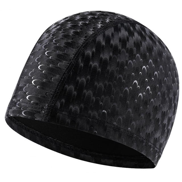 Gorro de natación elástico para adultos, antideslizante, práctico y con protección para los oídos.
