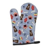 Dog House Collection Staffordshire Bull Terrier Chocolate Oven Mitt