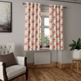 thumbnail image 2 of Ambesonne Grommet Curtain, , 50"x96", Salmon Ceil Blue Peach, 2 of 5