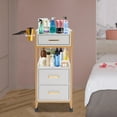 thumbnail image 4 of Salon Trolley Cart with Wheels Stylist Cart Mobile Hairdressing Barber Station, 4 of 9