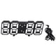 thumbnail image 5 of Reloj Electrónico Digital 3D Pantalla Grande LED Control De Voz Inteligente Tres Modos De Visualización Estéreo Reloj Despertador De Pared Luminosa Digital, 5 of 7