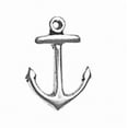 thumbnail image 1 of Sterling Silver 20" .8mm Box Chain 3D Ship Or Boat Anchor Pendant Necklace, 1 of 2
