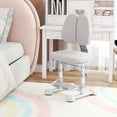 thumbnail image 4 of Costway Kids Study Chair with Adjustable Double Backrest, Footrest, Seat Height & Depth Gray, 4 of 10