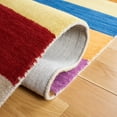 thumbnail image 5 of Safavieh Himalaya Anselmo Striped Wool Area Rug, Yellow/Multi, 5' x 8', 5 of 11