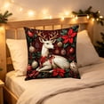 thumbnail image 4 of KFUIRDE Christmas-Printed Cushion Cover 18x18in, 3D Printed Sofa Pillow with Festive Christmas Theme, Decorative Cushion Case for Couch Living Room, Xmas Holiday Home Decor B, 4 of 5