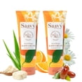 thumbnail image 1 of Crema corporal Saavy Naturals Ingredientes a base de plantas de naranja dulce | Fabricado en Estados Unidos | Loción corporal hidratante corporal espesa y cremosa con fórmula vegana de manteca de kari, 1 of 5