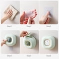 thumbnail image 3 of HELIAHO Wall Mounted Wrap Storage Box Space Saving And Organized Solution For Cling Film Dispenser Dustproof Organizer Space CJ911-90814, 3 of 8