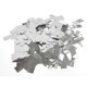 thumbnail image 4 of Cañones de confeti Confetti Sky, paquete de 6 unidades, 30 cm, color plateado, 4 of 7