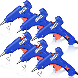 Mini Hot Glue Gun Kit with 15pcs 0.28 x 8 Clear Glue Sticks and 15pcs  0.28 x 4 Colorful Glitter Glue Sticks 