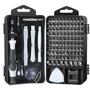 117pcs Precision Screwdriver Set, LIFEGOO Magnetic Repair Tool Kit for iPhone Series/Xbox Series/PS3/PS4/Nintendo Switch/iPad/Tablet/Laptop/Watch/Cellphone/PC/Camera/Electronic - Gray…