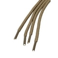 thumbnail image 3 of INSPIRE CHIC Unisex Thick Solid Color Round Shoelaces for Leather Boots Yellow Brown 160 cm/63", 3 of 4