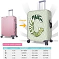 thumbnail image 2 of Leaf Initial Name G Green Luggage Cover Elastic Washable Stretch Suitcase Protector Anti-Scratch Travel Suitcase Cover for Kid and Adult L (Fit 25-28 inch suitcase), 2 of 6