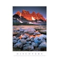 thumbnail image 2 of Unknown 15x18 White Modern Wood Framed Museum Art Print Titled - Discover - Mountains, 2 of 4