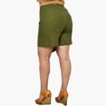 thumbnail image 3 of Short falda de lino Roman Fashion Talla extra modelo 2759 Olivo verde 42, 3 of 6