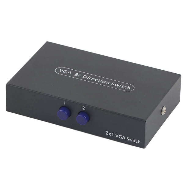 2 in 1 out VGA switch, splitter, data synchronization, VGA monitor switch, VGA splitter