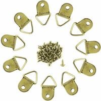 Sujeción para Cuadros 200 Piezas Fijaciones para Cuadros Gancho para Marcos para Colgar Cuadros Tornillo en Gancho de Pared Fijación de Marcos Sujetador para Marcos para Colgador de Cuadros con