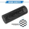 thumbnail image 3 of Unique Bargains Car Grill Mesh 100x33cm 12x6mm Rhombic Hole Grille Mesh Sheet Air Intake Insert Aluminum Alloy Black, 3 of 6