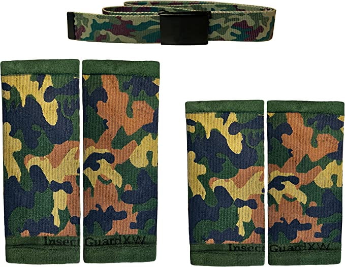 InsectGuard Permethrin Treated Tick Leg Gaiters / Sleeves Repels Tick