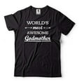 thumbnail image 2 of World's Most Awesome Godmother Shirt God Mother Gift Godmother Shirt Godmother Christmas Gifts (Small Grey), 2 of 6