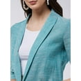 thumbnail image 5 of Zima Leto Women's Chambray Cotton Long Blazer And Pant Set, 5 of 9