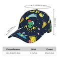 thumbnail image 2 of Sikiie Funny Spaceships Unisex Vintage Washed Unstructured Baseball Cap Soft Cap Adjustable Unisex Baseball Hat Dad Hat, 2 of 6